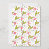 Invitation Merry Christmas Watercolor Wreath and Berries (Dos)