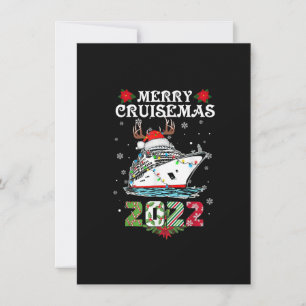 Invitation Merry Cruisemas 2022-Cruise Ship Family Christmas