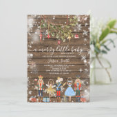 Invitation Merry Little Baby Fête Fête Nutcracker (Debout devant)