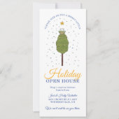 Invitation Merry Little Holiday Open House Party (Devant)