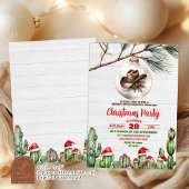 Invitation Merry Little Western Cowboy Christmas Party