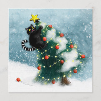 Invitation Merry Mischief – Curieux Chat 