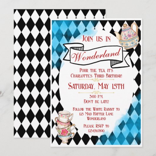 Invitation Merveille (Devant / Derrière)