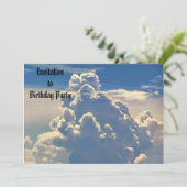 Invitation merveilleuse de nuages (Debout devant)