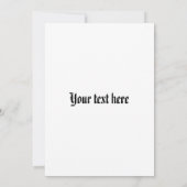 Invitation merveilleuse de nuages (Dos)