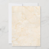 Invitation Merveilleuse, Élégante, Nouvel An Or (Dos)