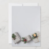 Invitation Merveilleux cadeau de nouvelle année Grey (Dos)