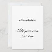 Invitation Merveilleux coeur à vapeur (Dos)