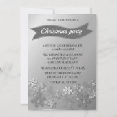 Invitation Merveilleux, Cool Silver Sparkly Noël  (Devant)