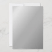 Invitation Merveilleux, Cool Silver Sparkly Noël (Dos)