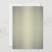 Invitation Merveilleux, Extraordinaire Gris Nouvel An Invitat (Dos)