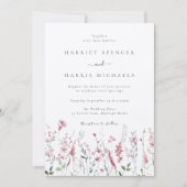 Invitation Merveilleux Fleur sauvage Blush & Dusty Rose Maria (Devant)