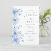 Invitation Merveilleux Mariage de Breeze aquarelle (Debout devant)