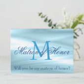 Invitation Merveilleux Matron d'honneur Proposition (Debout devant)