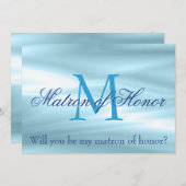 Invitation Merveilleux Matron d'honneur Proposition (Devant / Derrière)