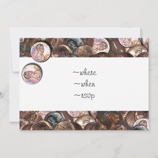 Invitation Mes Deux Cents Vaut La Peine (Dos)