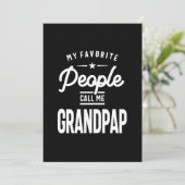 Invitation Mes Gens Favoris M'Appelent Grandpap (Debout devant)