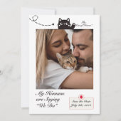 Invitation Mes humains disent que nous faisons de la photo de (Devant)