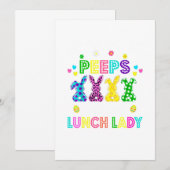 Invitation Mes Personnes Préférées M'Appelent Déjeuner Dame P (Devant / Derrière)