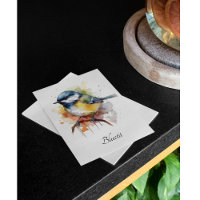 Mésange charmante sur une branche, personnalisable