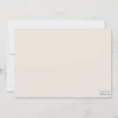 Invitation Message Bottle Fête des mariées de plage de Couple (Dos)