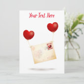 Invitation Message d'amour (Debout devant)