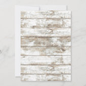 Invitation Message d'amour de la plage Bouteille Fête des mar (Dos)