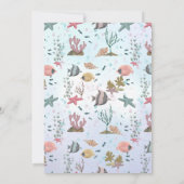 Invitation Message de la capsule de temps de la sirène pour v (Dos)