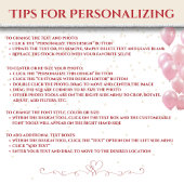 Invitation Message Floral Rose Jeune Anniversaire