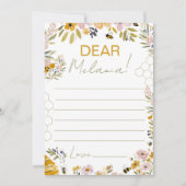 Invitation Message for the Future Bee Time Capsule (Devant)