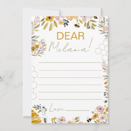 Invitation Message for the Future Bee Time Capsule (Devant)