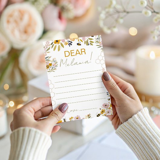 Invitation Message pour la capsule temporelle de l'abeille fu