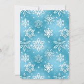 Invitation Message texte de la fête de Noël (Dos)