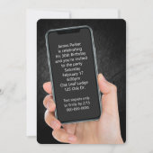 Invitation Message texte de la fête du 30e anniversaire (Devant)