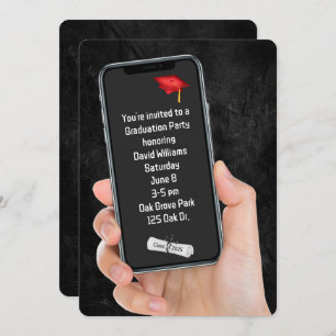 Invitation Message textuel de la Partie de graduation 2025