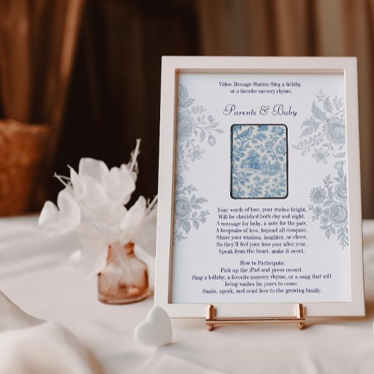 Invitation Message vidéo pour les parents et le bébé