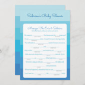 Invitation Messages pour les parents devant être un Baby show (Devant / Derrière)