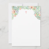 Invitation Messe de présentation de trois ans Latina pour fil (Dos)