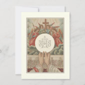 Invitation Messe sacerdotale de communion catholique (Devant)