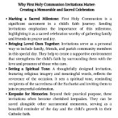 Invitation Messe sacerdotale de communion catholique