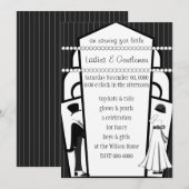 Invitation Messieurs et Mesdames (Devant / Derrière)