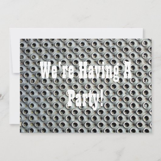 INVITATION MÉTALE (Devant)