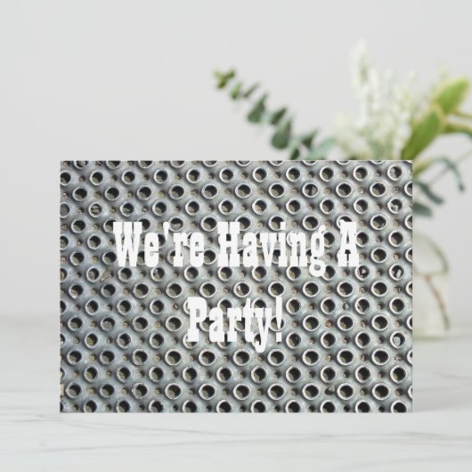 INVITATION MÉTALE (Debout devant)