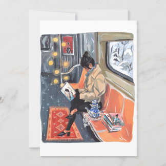 Invitation Métro dans l'invitation de style