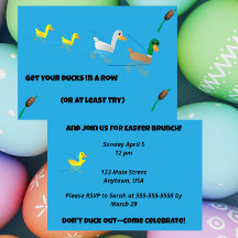 Mettez de l'ordre dans vos canards pour le brunch