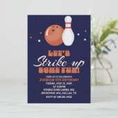 Invitation Mettons-nous un peu de plaisir ! Bowling Anniversa (Debout devant)