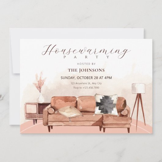 Invitation Meuble intérieur maison (Devant)