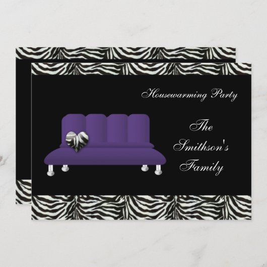 Invitation Meubles Modernes Soirée ménage (Devant / Derrière)