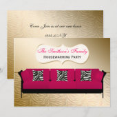 Invitation Meubles Modernes Soirée ménage (Devant / Derrière)