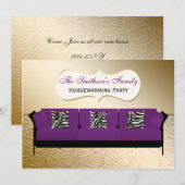 Invitation Meubles Modernes Soirée ménage (Devant / Derrière)